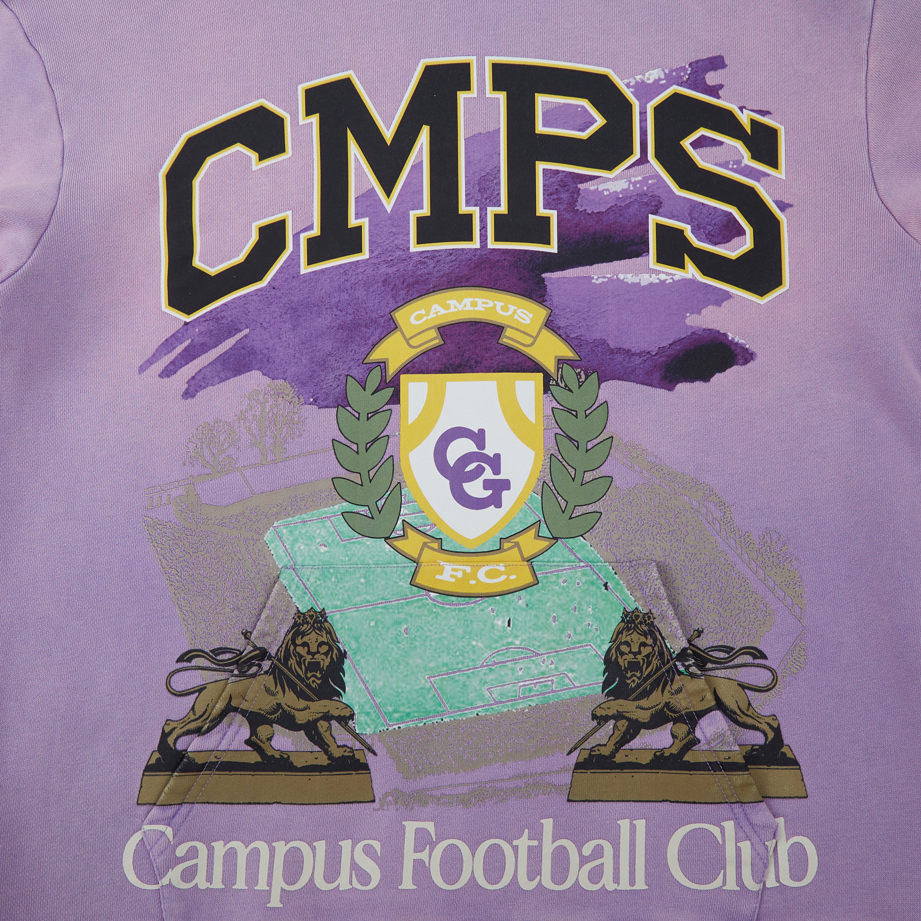 Club Hoodie Vintage Wash (Purple)